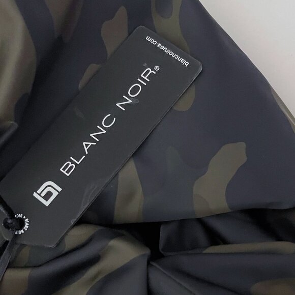 Blanc Noir XS Reversible Camo/Ink Bomber Jacket NEW WITH TAGS - Picture 7 of 9